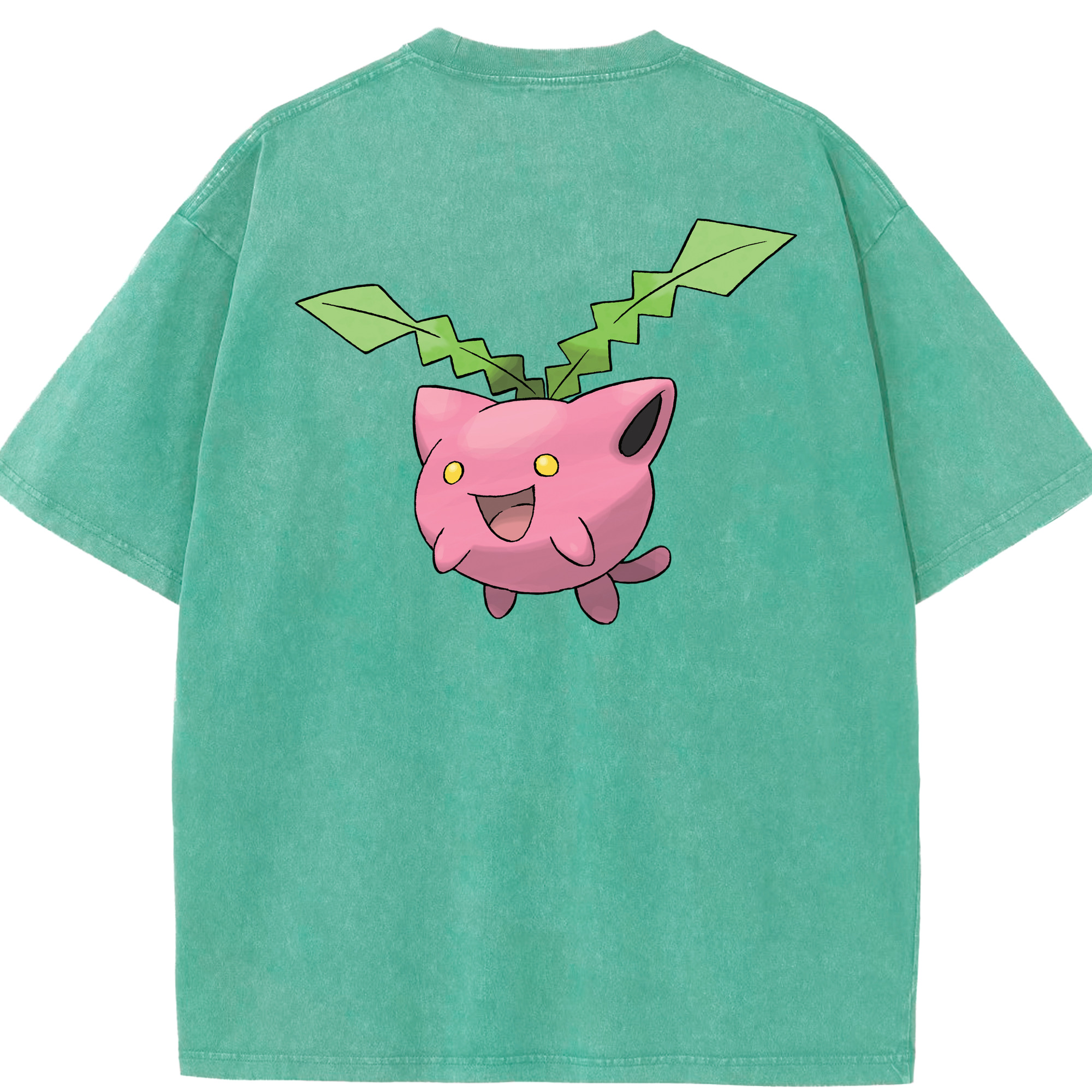 （画像用） ポケットモンスター Pokémon 綿100% ヴィンテージ風 半袖Tシャツ（背面プリント）